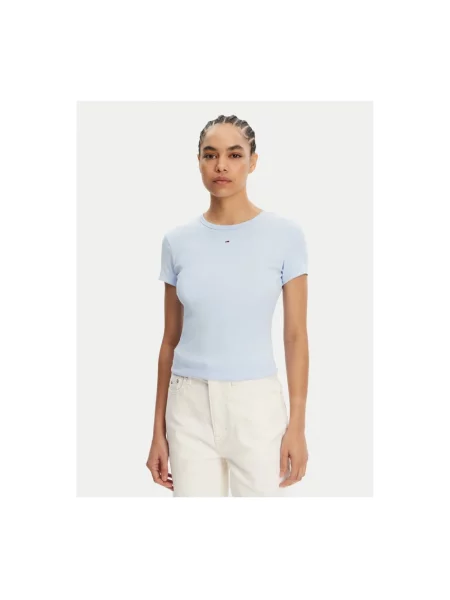 Tommy Jeans t-shirt multicolor niebieska