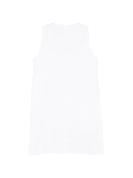 Rochie mini Semicouture fără mâneci alb