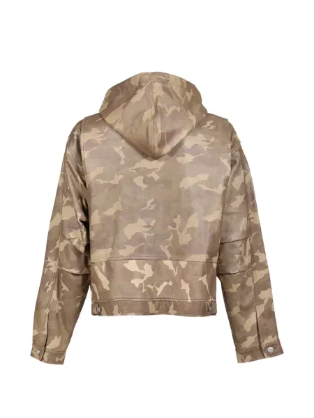 Geacă Ezr cu imagine cu model camuflaj maro