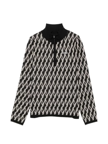 Pulover Colmar din jacard negru