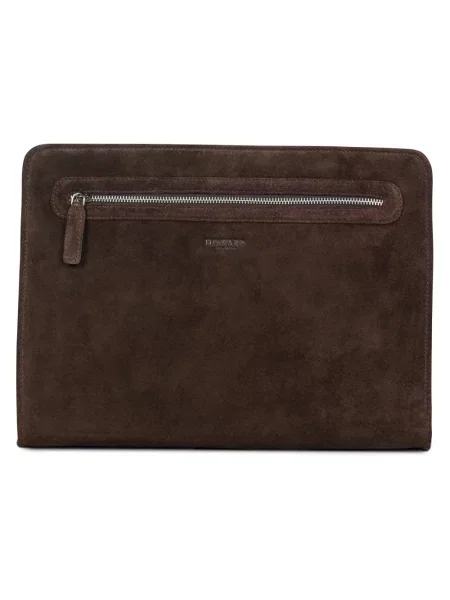 Torba na laptopa Howard London zamszowa brązowa