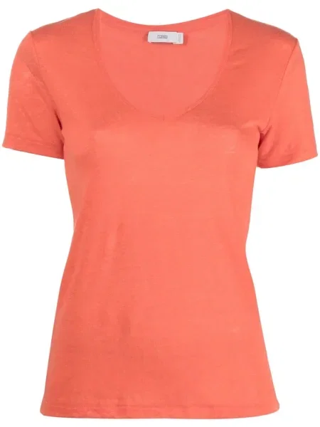 Tricou Closed de in cu decolteu în V portocaliu