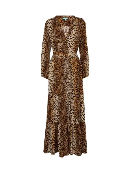 Rochie maxi Melissa Odabash cu imagine de costum maro