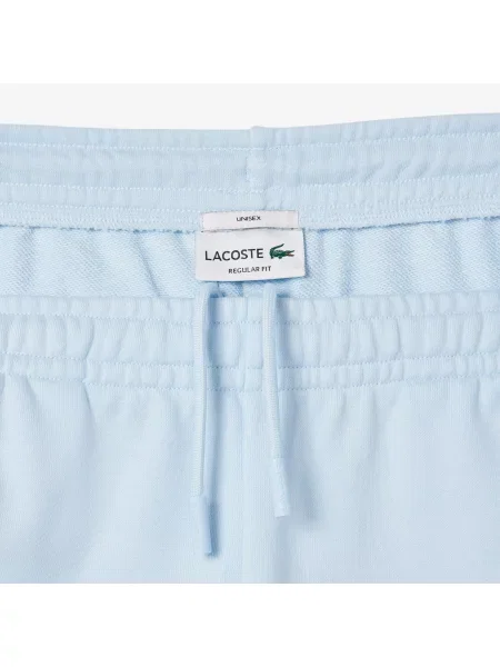 Lacoste Szorty Z Nadrukiem Regular Fit Jasnoniebieskie niebieski