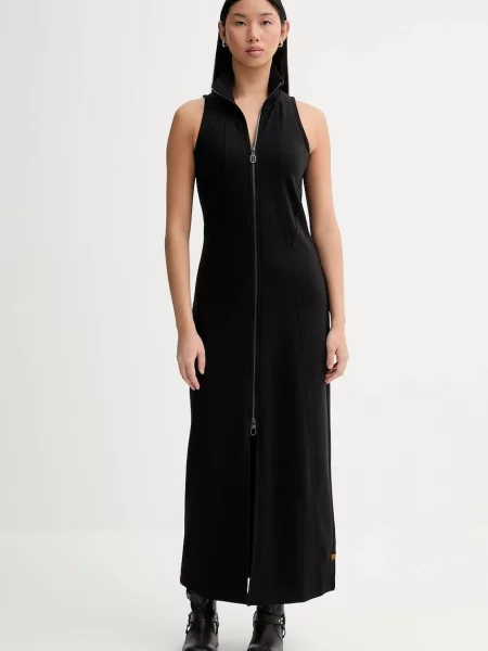 G-Star rochie maxi evazati negru