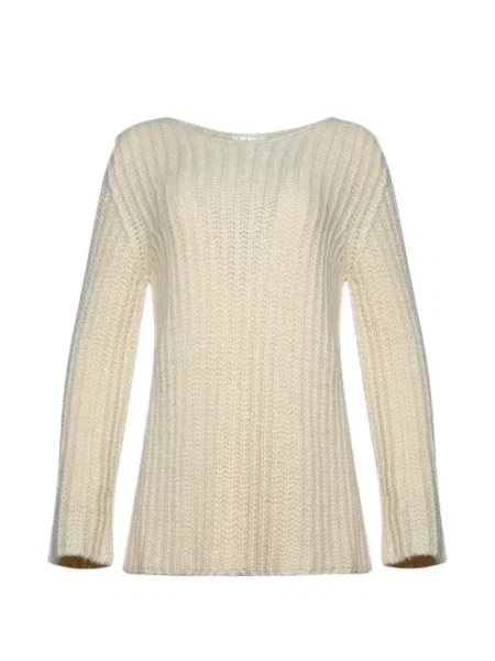 Пуловер The Row с кръгло деколте