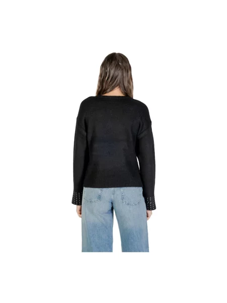 Sweter Only z długim rękawem czarny