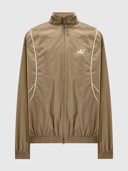 Спортивна куртка кольору з логотипом Juun.j хакі