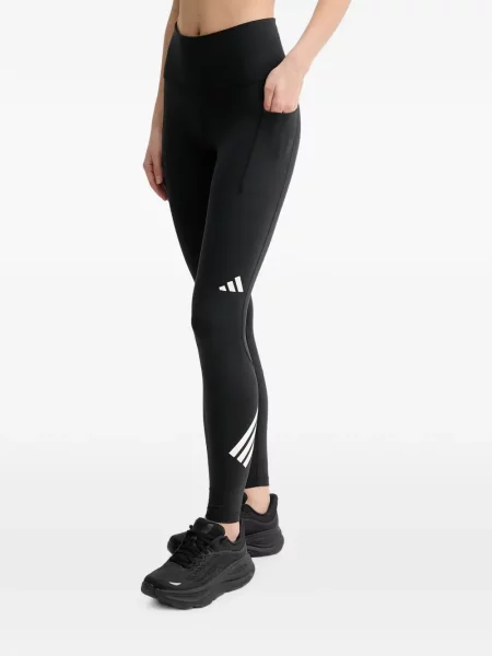 Tricou Adidas cu imagine plasă cu dungi negru