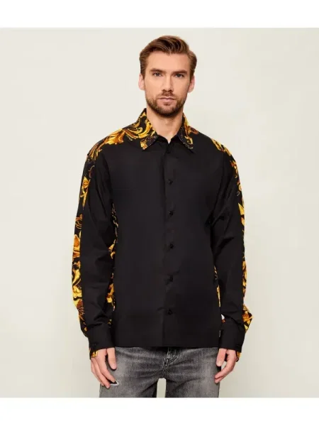 Versace Jeans Couture Cămașă | Relaxed fit negru