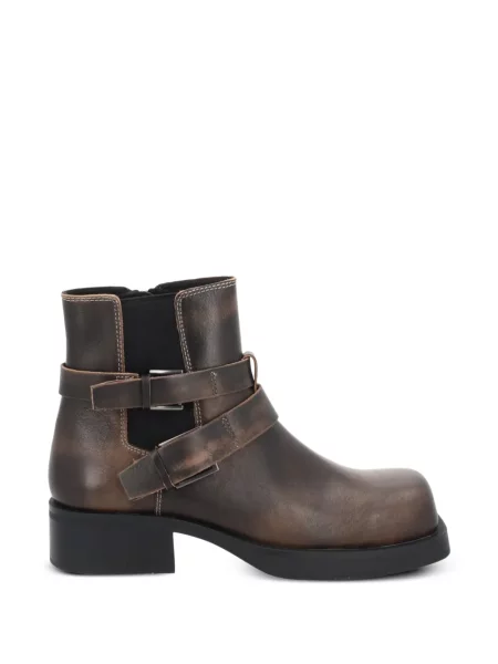 Botine Ash cu cataramă maro