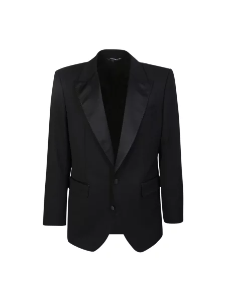 Garnitur Dolce And Gabbana wełniany czarny