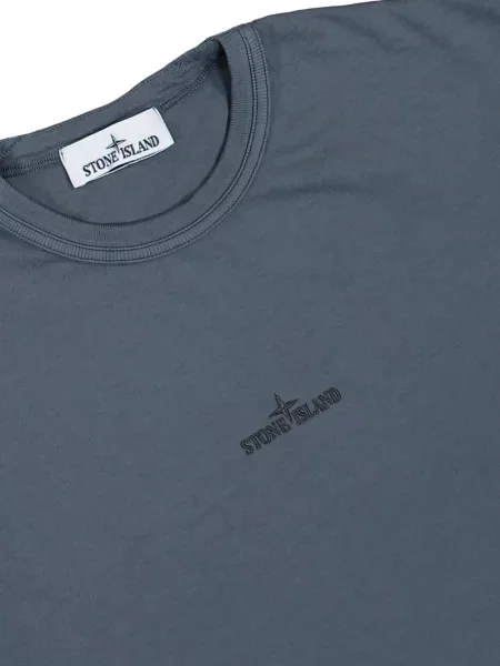 Tricou Stone Island cu strasuri albastru