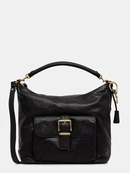 Marc O'Polo geantă shopper pentru femei din piele negru