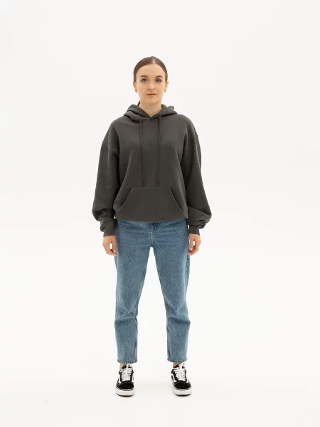 Кофти та светри Fruit of the loom графіт бавовна/поліестер