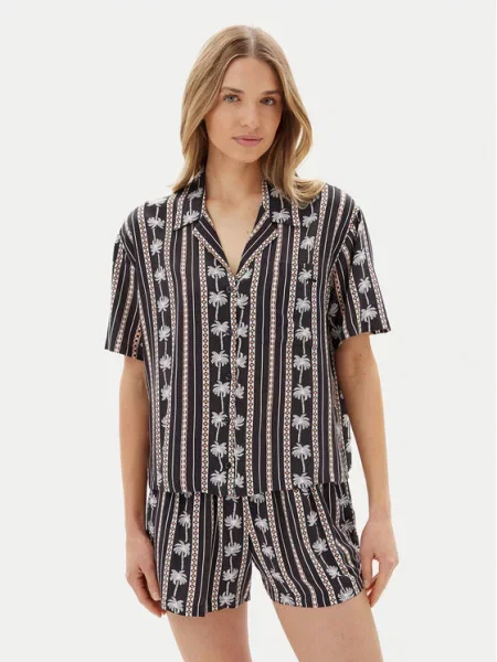 Volcom Сорочка Sun Stunner Boxy Fit чорний