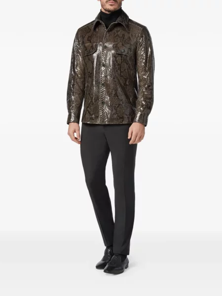 Geanta de piele Billionaire maro