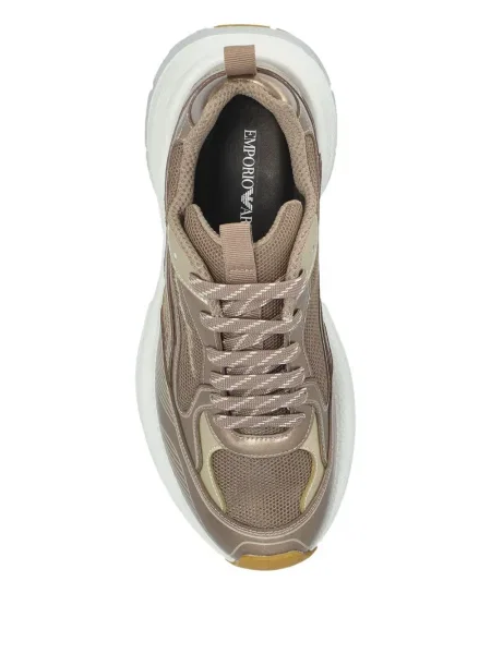 Sneakerși Emporio Armani plasă auriu
