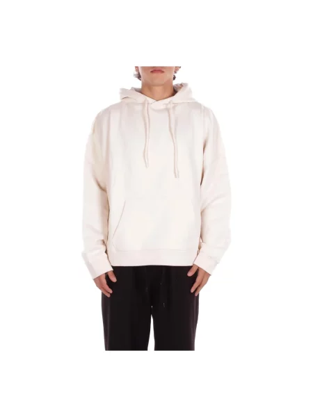 Bluza z kapturem John Richmond z kapturem z logo biała