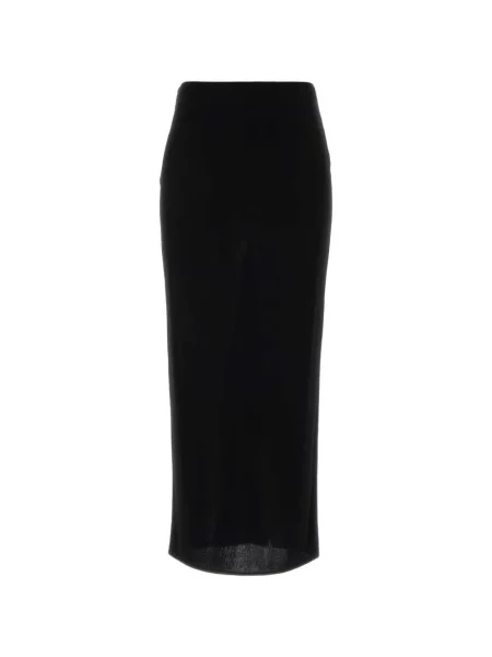 Fustă Valentino Garavani asimetrică negru