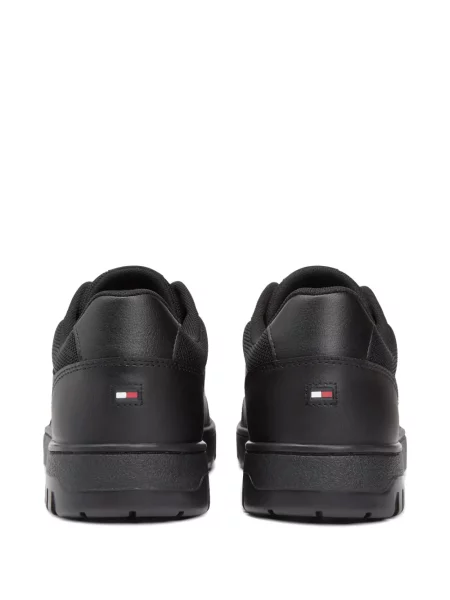 Sneakerși Tommy Hilfiger cu perforații negru
