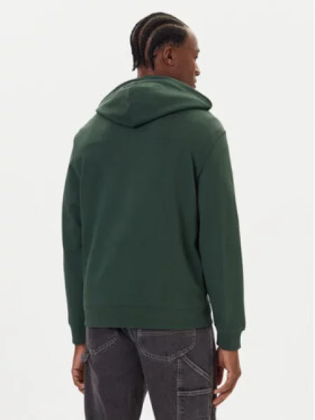 Calvin Klein Jeans mikina s kapucňou pánska zelená