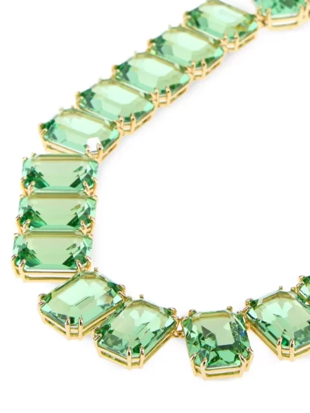 Ogrlica Swarovski s kristalima zlatna