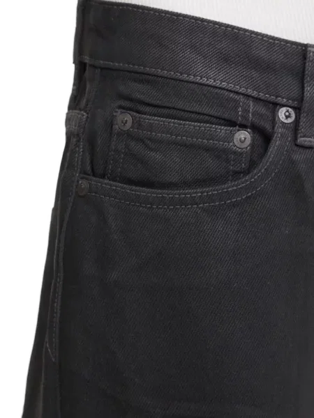 Blugi Samsøe Samsøe cu talie înaltă negru