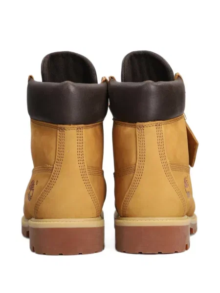 Fűzős csipkés bokacsizma Timberland autogrammal sárga