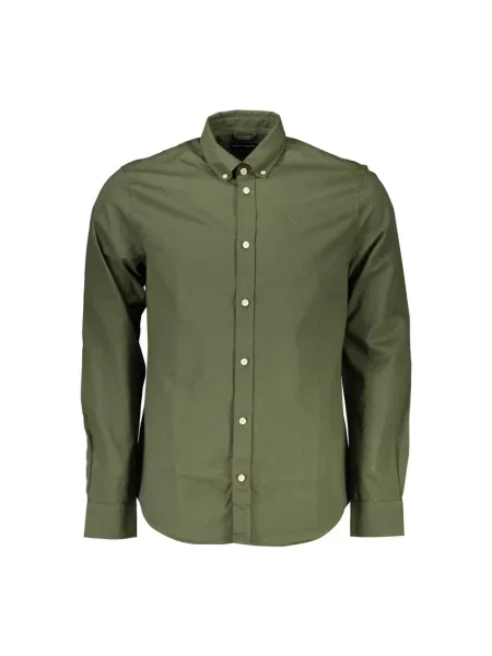 Długa koszula North Sails z długim rękawem klasyczna zielona