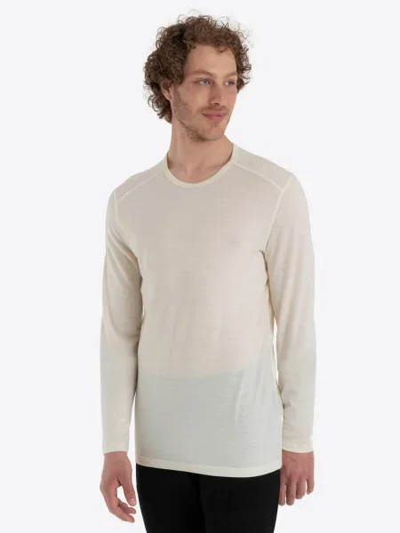 ICEBREAKER Tricou funcțional Oasis ecru