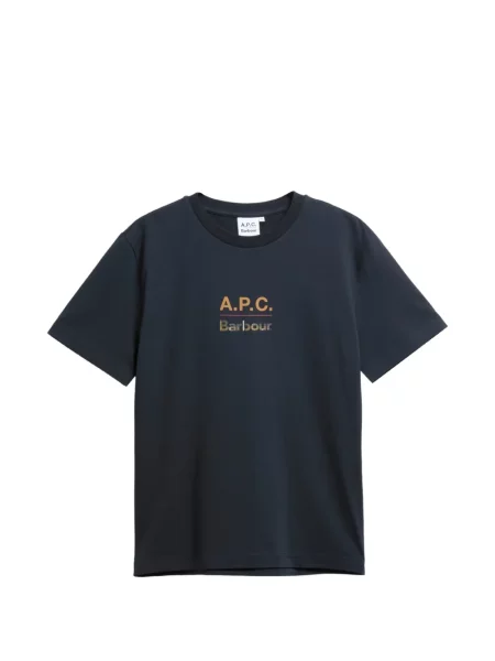 Tricou Barbour cu imagine albastru