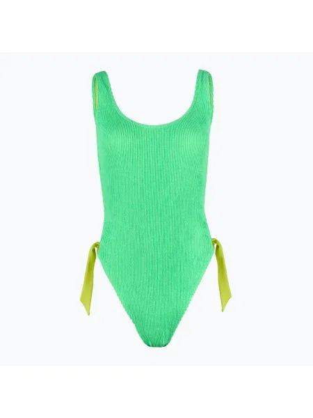 Costum de baie dintr-o piesă pentru femei Hurley Solid Scrunch Moderate One Piece seafoam