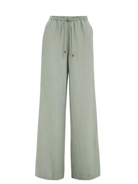 WE Fashion Pantaloni mentă verde