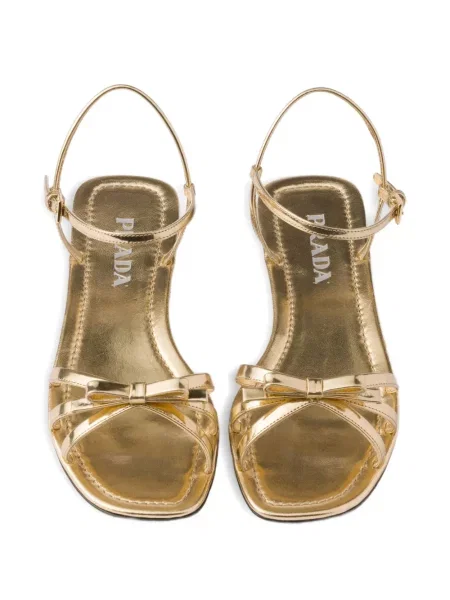 Sandale Prada din piele fără toc
