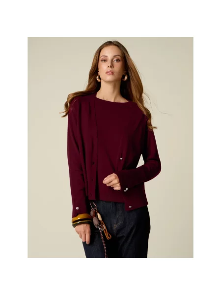 Sweter Oltre czerwony
