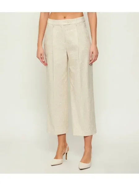 Marc Cain Pantaloni | cu adaos de in bej
