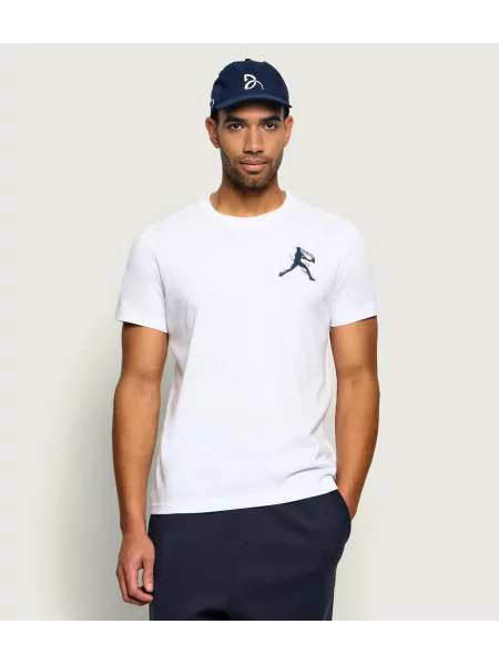 Lacoste Tricou | Lacoste x Novak Djokovic alb