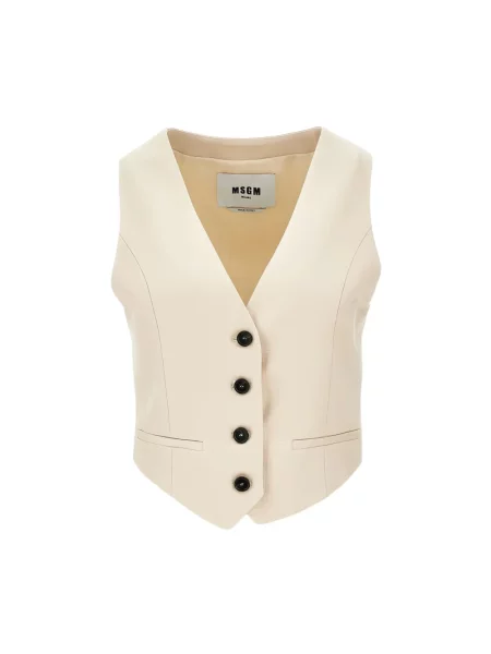 Kamizelka Msgm beżowa