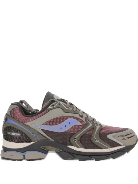 Sneakerși Saucony din piele gri