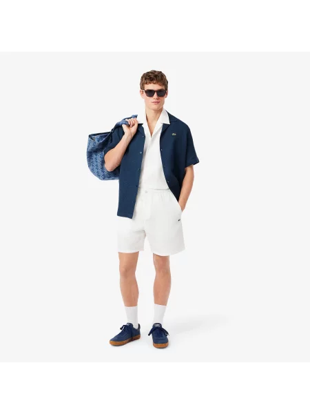 Lacoste Zamszowe Sneakersy Baseshot granatowy