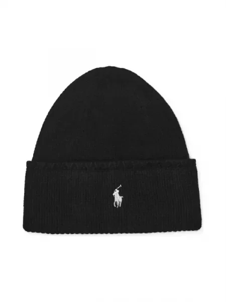 POLO RALPH LAUREN De lână căciulă PONY negru