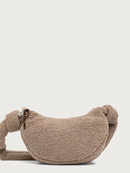 Mos Mosh geantă crossbody pentru femei din polar bej