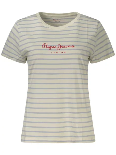 Tricou Pepe Jeans cu dungi albastru
