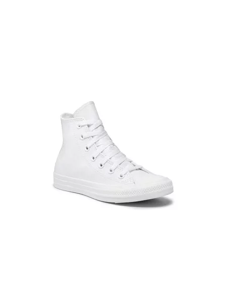 Jednofarebné tenisky Converse biela