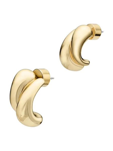 Emporio Armani cercei pentru femei din alamă fără piatră Iconic Trend