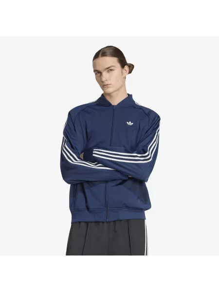 Φούτερ adidas Britcore Tt Night Indigo L λευκό