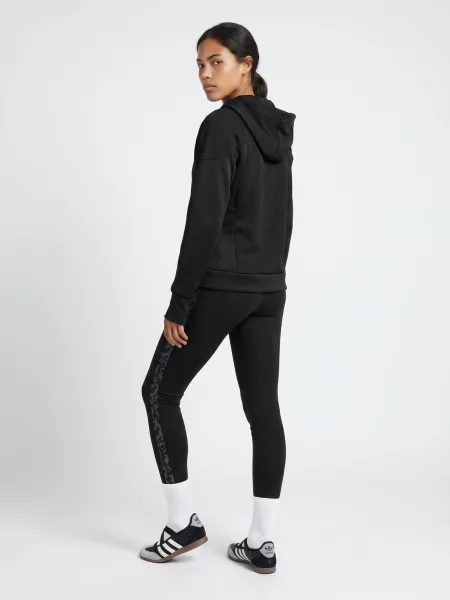 Hanorac cu glugă Adidas negru