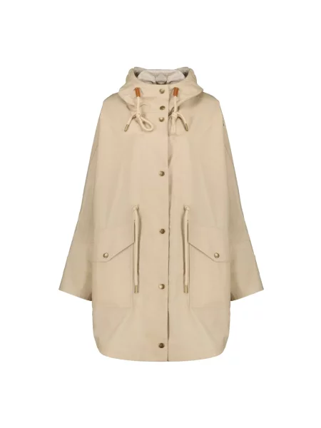 Parka Moncler beżowa
