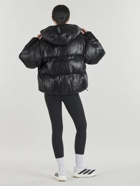 Páperová bunda Adidas čierna